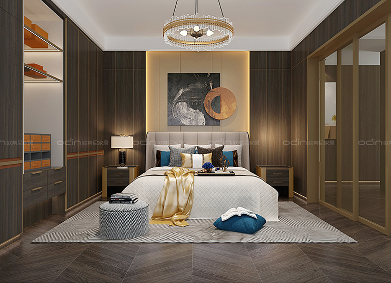 紳士范裝修風格全屋定制效果圖