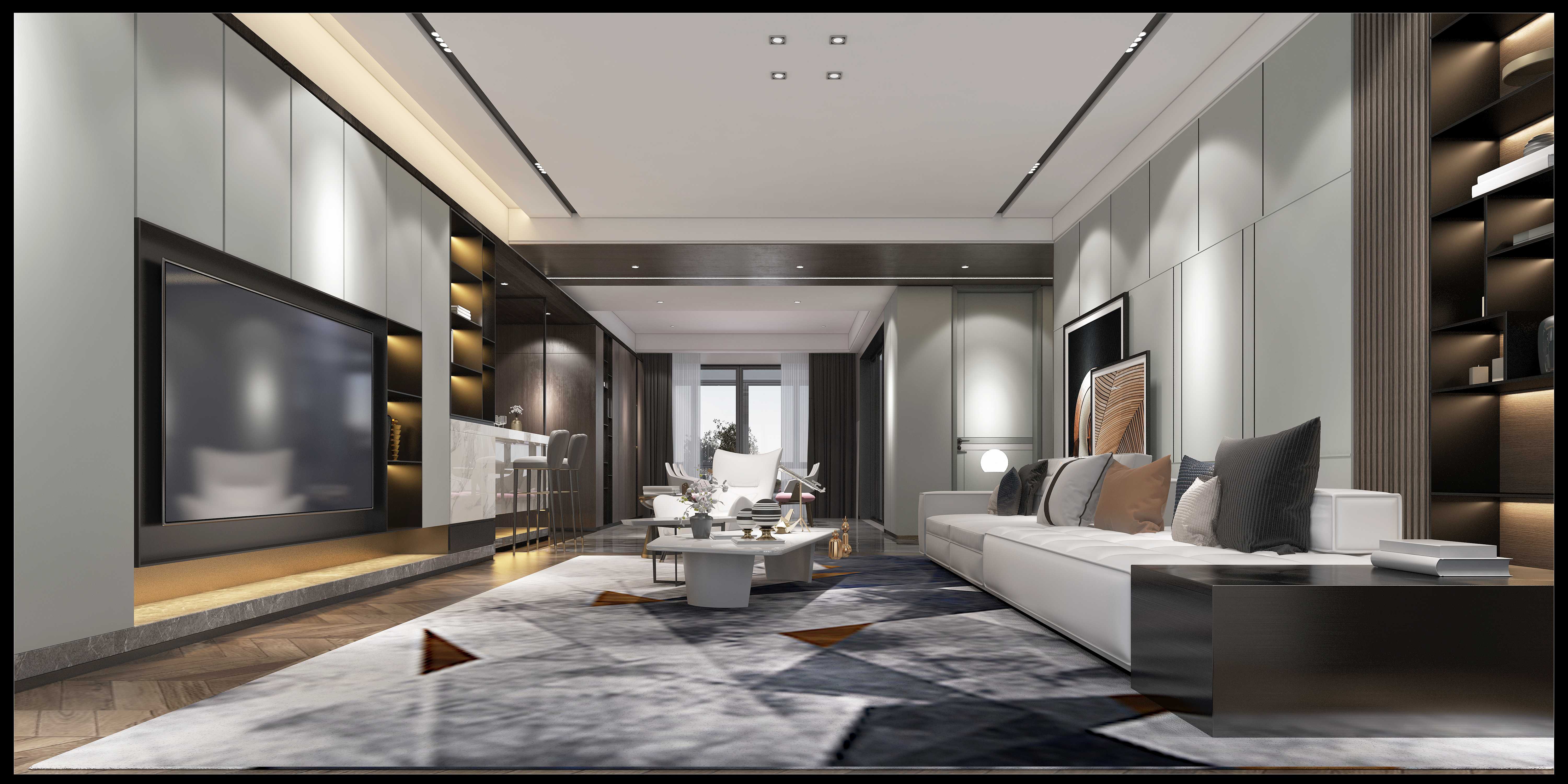 墻板裝修風格木門墻板效果圖大全0