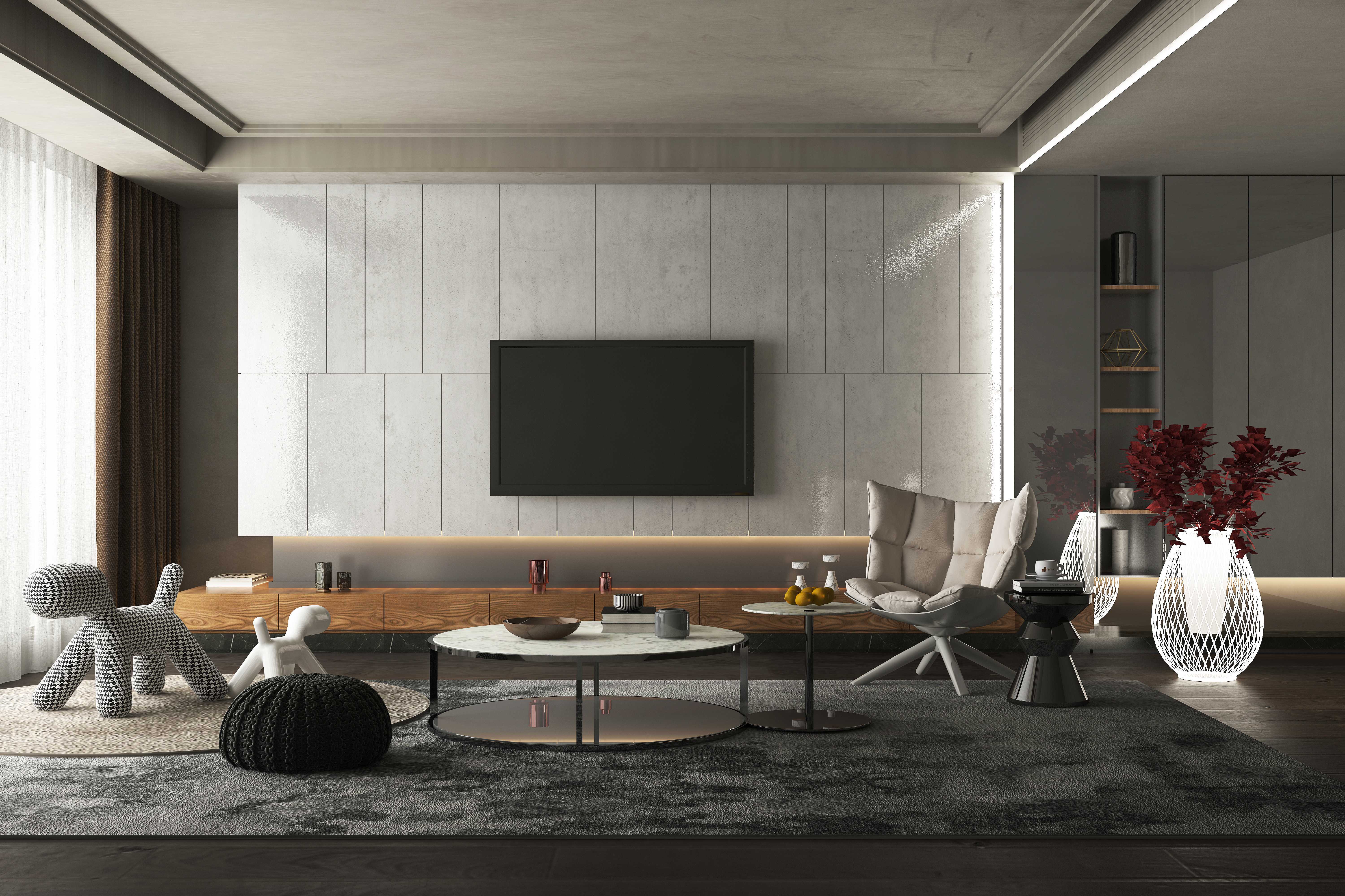 墻板裝修風格木門墻板效果圖大全0