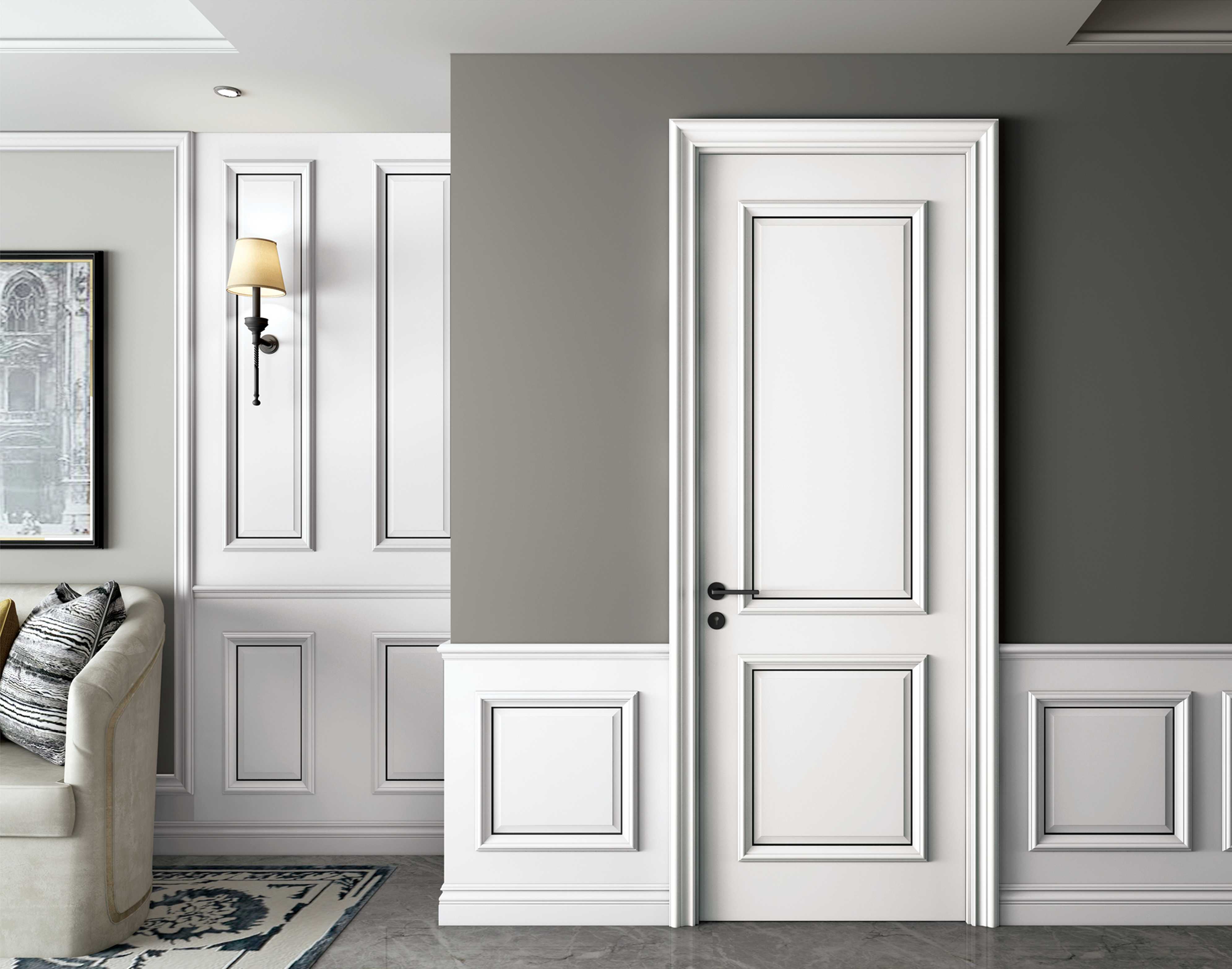 木門裝修風格木門墻板效果圖大全0