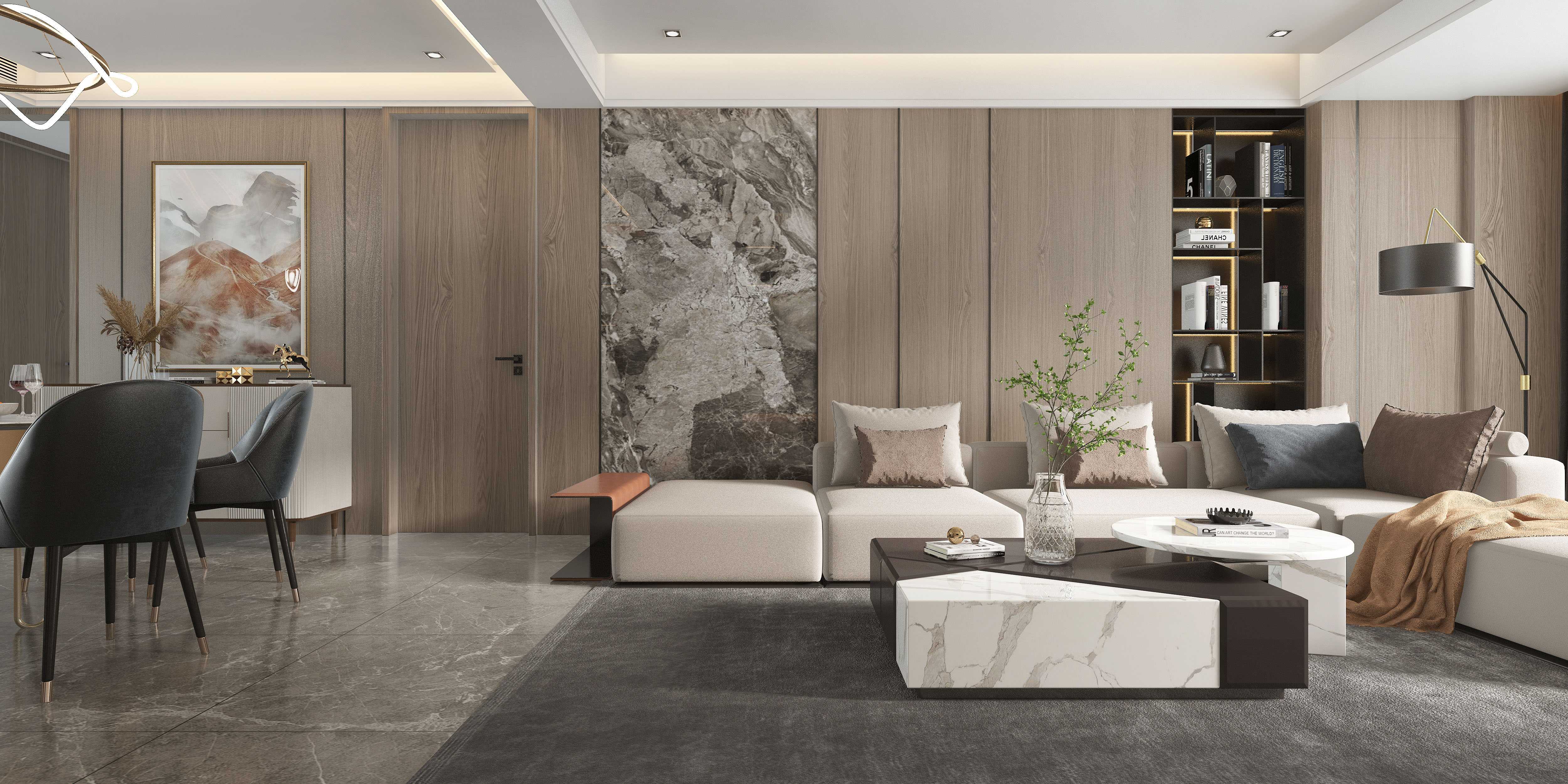 木門裝修風格木門墻板效果圖大全0