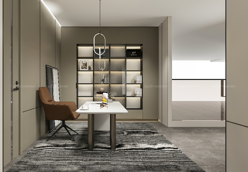 書柜裝修風(fēng)格全屋定制效果圖大全3