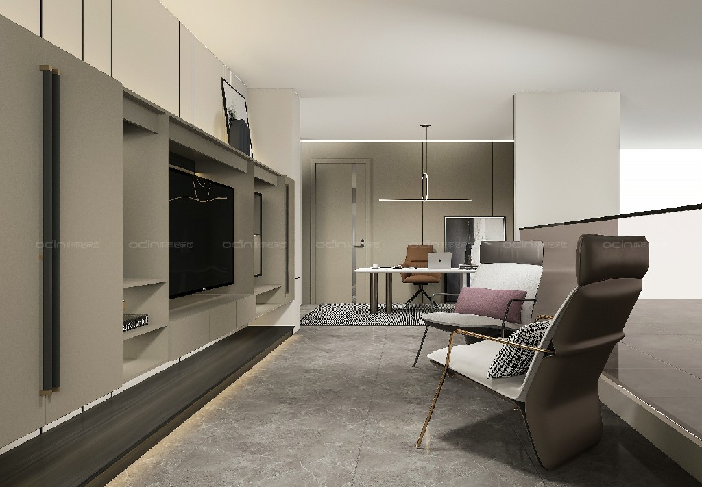 電視柜裝修風(fēng)格全屋定制效果圖大全4