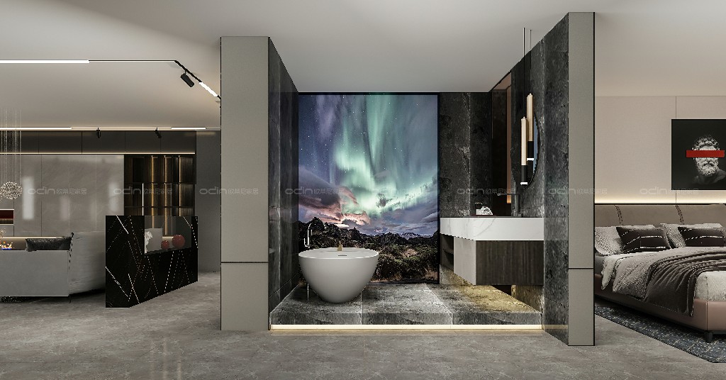 浴室柜裝修風格全屋定制效果圖大全1