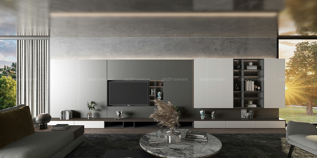 電視柜裝修風格全屋定制效果圖大全2