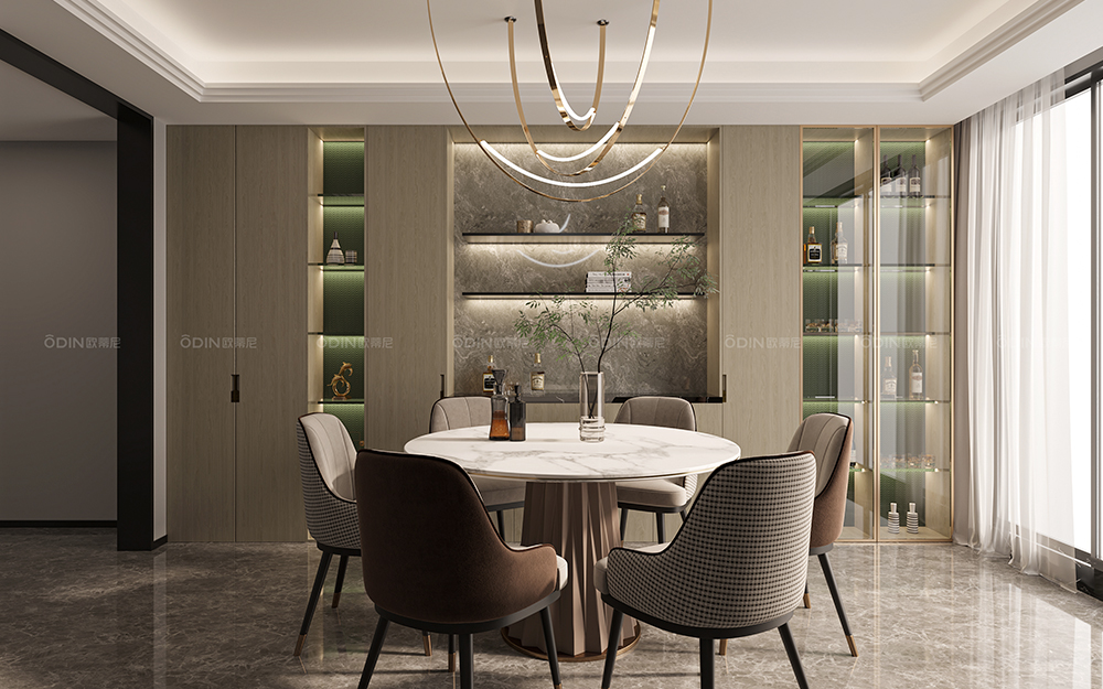 源系列裝修風(fēng)格餐廳酒柜效果圖大全裝修風(fēng)格全屋定制效果圖大全0